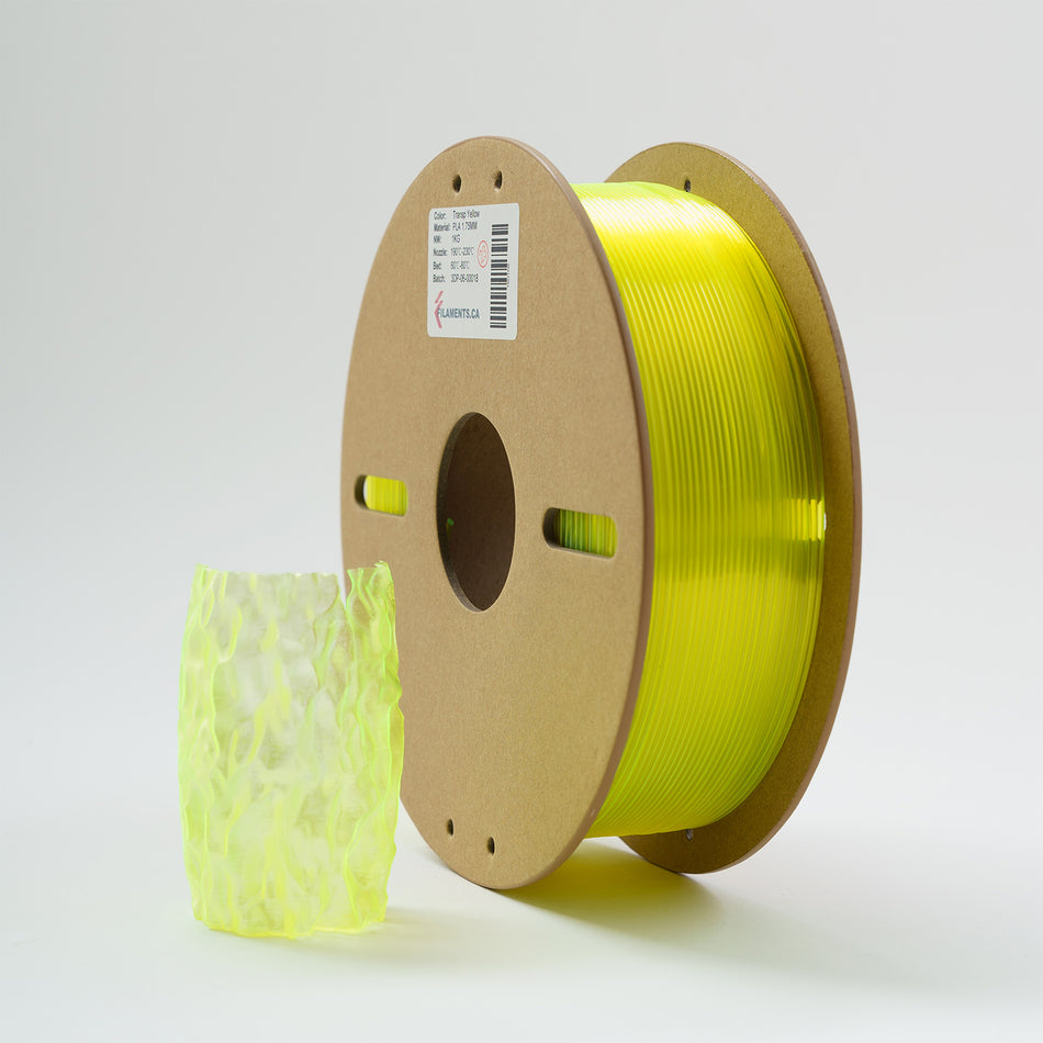 EconoFil™ Standard PLA Filament - Transparent Yellow - 1.75mm - 1 KG