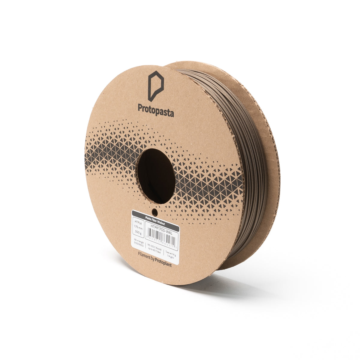 Proto-Pasta Matte Fiber HTPLA - Walnut Wood - 1.75mm - 0.5KG