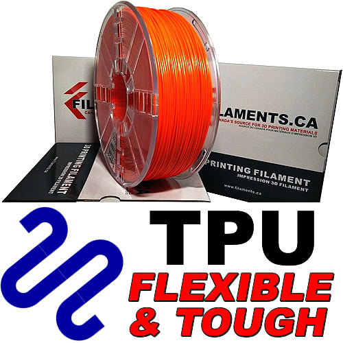 tpu flexible polyurethane 3d printer filament Canada